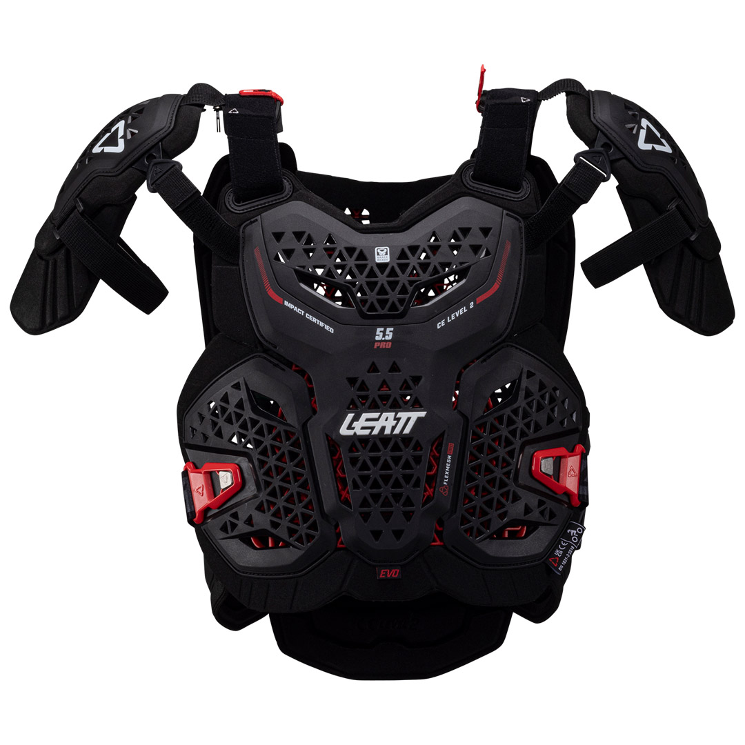 CHEST PROTECTOR 5.5 PRO EVO BLACK LARGE/X-LARGE 172-184CM
